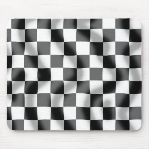 Mousepad Mat do mouse com régua leve com sinalizador verif