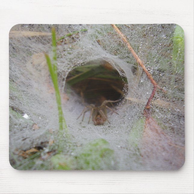 Mousepad Mat do rato aranha do funil europeu (Frente)