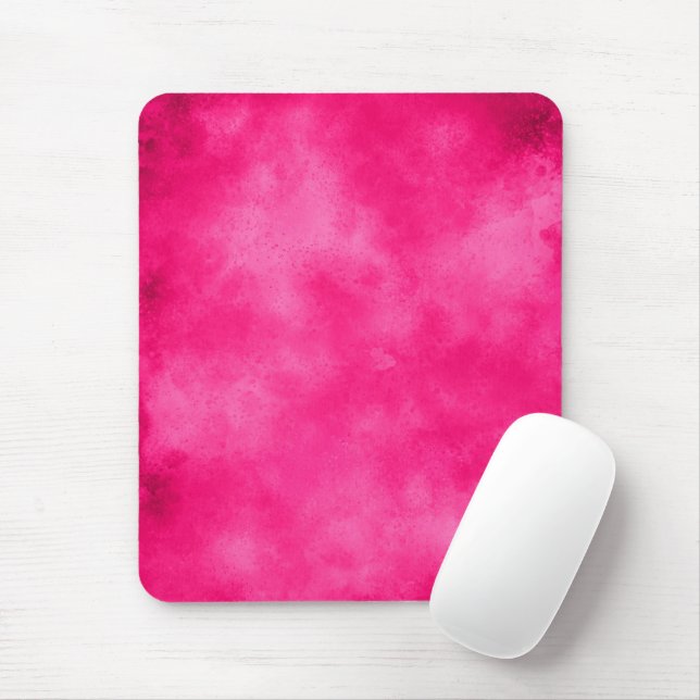 Mousepad Mat do rato com efeito de nuvem magenta (Com mouse)