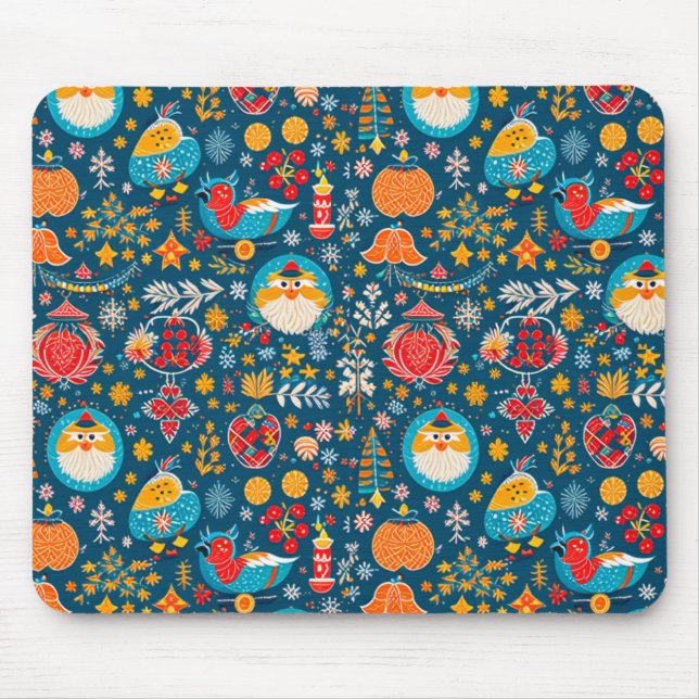 Mousepad Mat do rato de Natal (Frente)