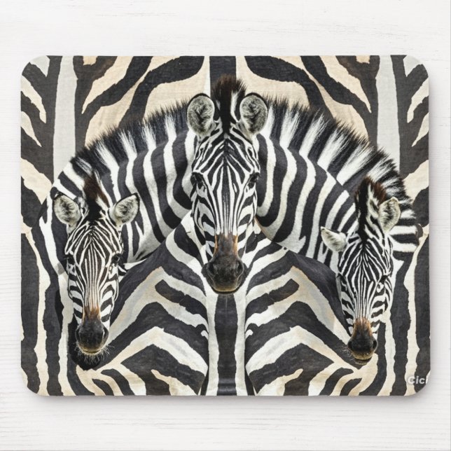 Mousepad Mat do Rato Zebra (Frente)