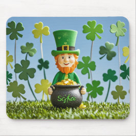 Mousepad Matador de Mouse do Dia de Patricks, Rua irlandesa