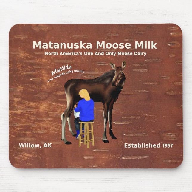 Mousepad Matanuska Moose Milk (Frente)