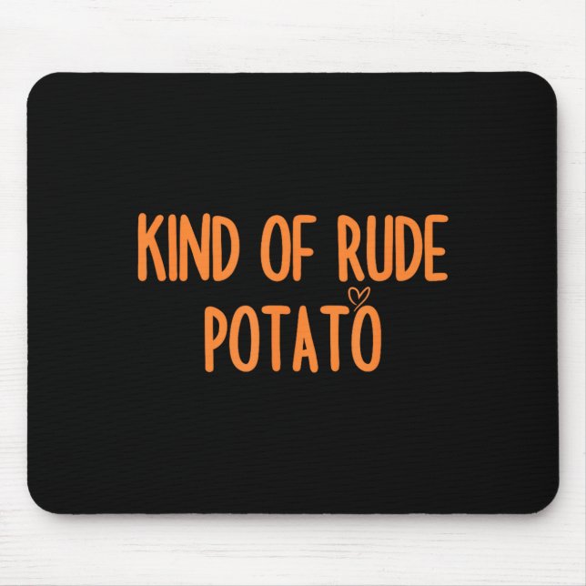 Mousepad Matching Sweet Tato And Kind Of Rude Tato For Coup (Frente)