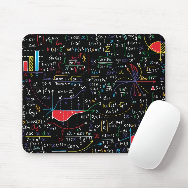 Mousepad Matemática (Com mouse)
