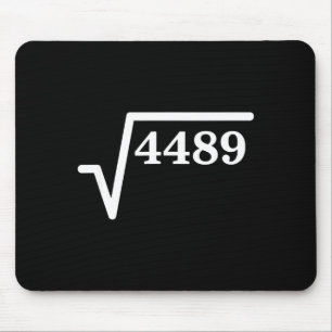 Mousepad Matemática 4489, Piada de matemática de quadrado p