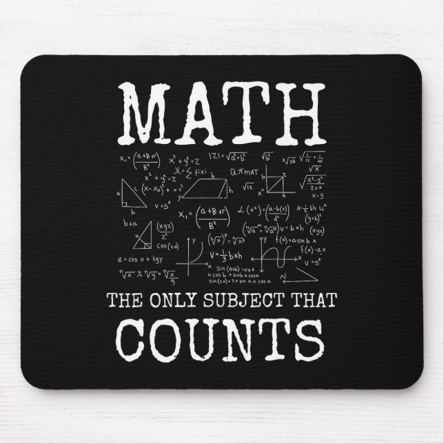 Mousepad Matemática é o Único Assunto Que Conta Professor D (Frente)