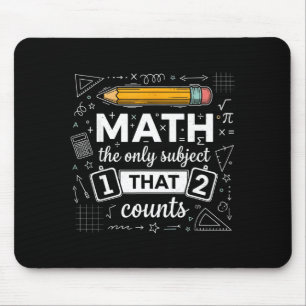 Mousepad Matemática o Único Assunto Que Conta Piada de Prof