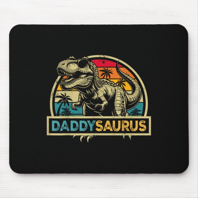 Mousepad Matéria Pai Surus Daddysaurus T Rex Dinosaur (Frente)