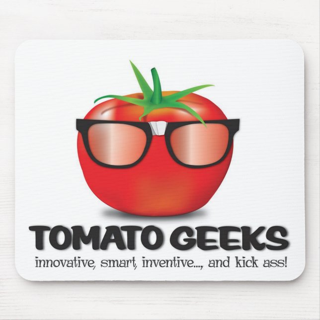 Mousepad Material do geek do tomate (Frente)