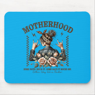 Mousepad Maternidade retrô engraçado dia das mães rocha mam