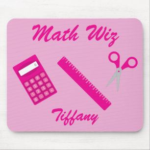 Mousepad Math Wiz a rosa