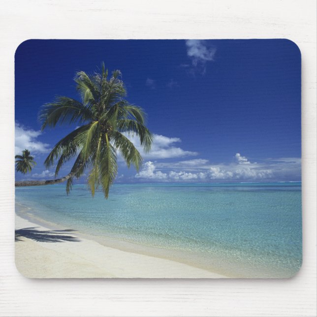 Mousepad Matira Beach, na ilha de Bora Bora, (Frente)