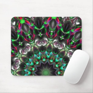 Mousepad Matiz brilhante no escuro no caleidoscópio estilo
