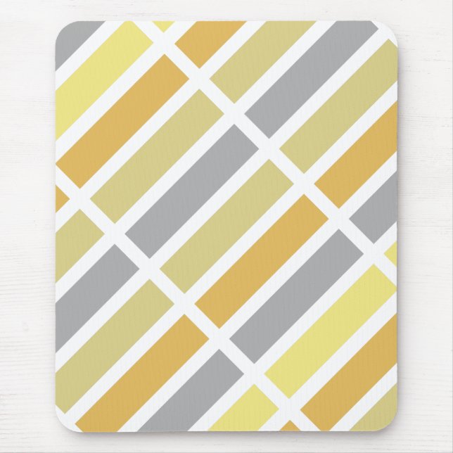 Mousepad Matizes de metal de bronze prateado Dourado (Frente)