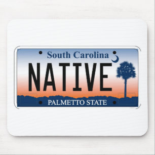 Mousepad Matrícula do nascer do sol do Palmetto de South