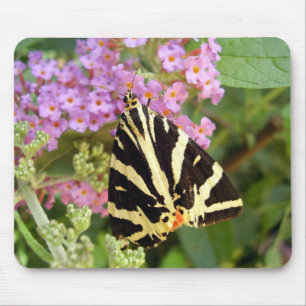 Mousepad Matriz de Mouse com Borboleta de Jersey Tiger