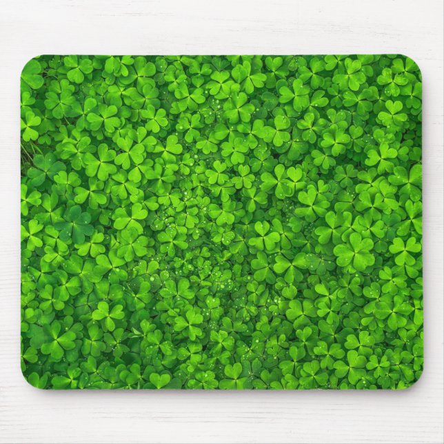 Mousepad Matriz De Rato De Shamrock Irlandês (Frente)