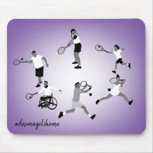 Mousepad Matriz de Tênis de Design de diversidade