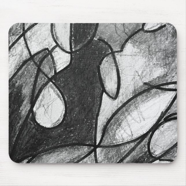 Mousepad Matriz do mouse com falta de designs azuis (Frente)