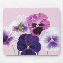 Matriz do mouse - Design Floral Pansy