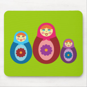 Mousepad Matryoshka Dolls
