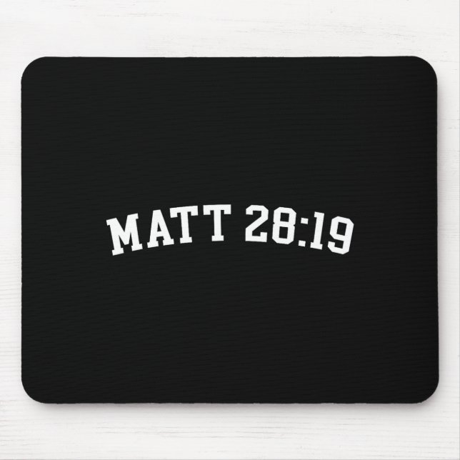 Mousepad Matt 28_19  (Frente)