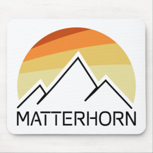 Mousepad Matterhorn Switzerland Italy Retro