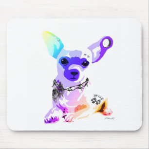 Mousepad Mau à chihuahua do osso