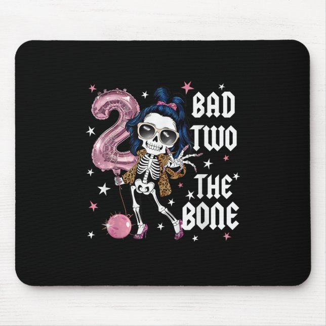 Mousepad Mau Dois O segundo De Menina Bi Do Bone Party Deco (Frente)