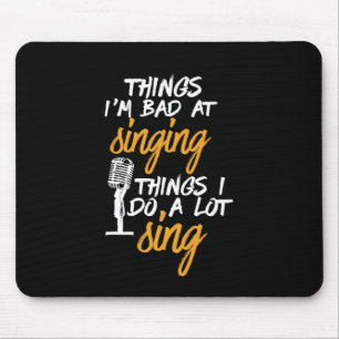 Mousepad Mau Em Cantando Um Cantor Funny Karaoke