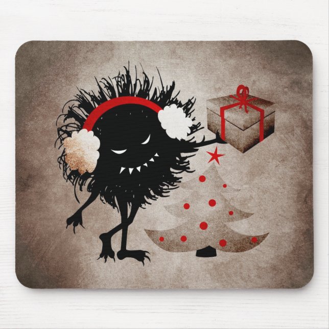 Mousepad Mau Inseto dá o Natal presente (Frente)