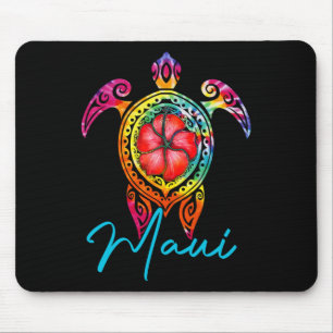 Mousepad Maui Hawaii Tie Dye Sea Turtle
