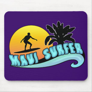 Mousepad Maui Surfer