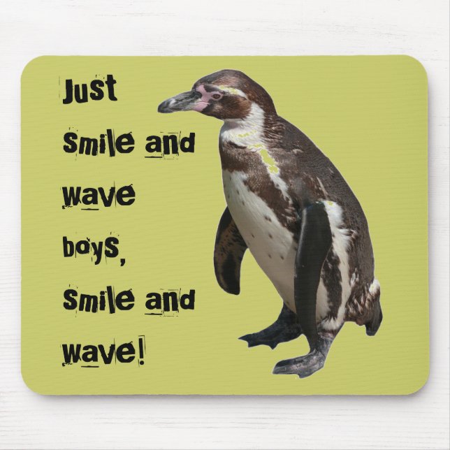 Mousepad Mauspad pinguim 01 (Frente)