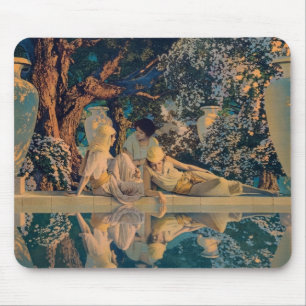 Mousepad Maxfield Parrish O Jardim de Alá 1918 Arte Fina