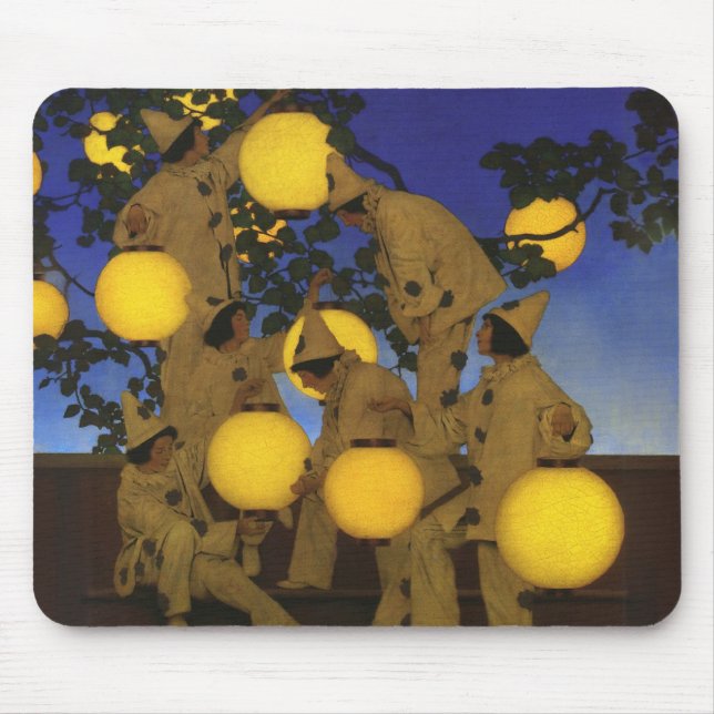 Mousepad Maxfield Parrish Os Portadores de Lanternas 1908 V (Frente)