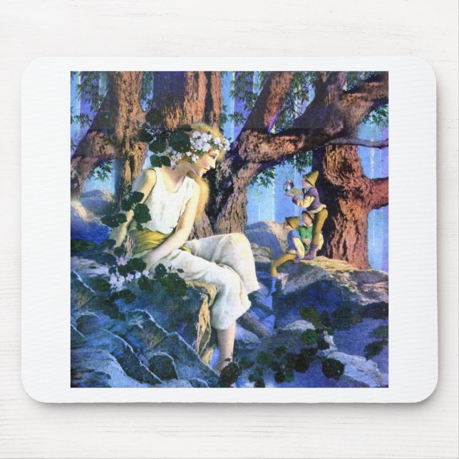 Mousepad Maxfield Parrish's Fair Princess e os Gnomos (Frente)