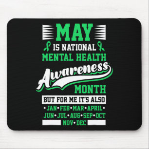 Mousepad May is National Mental Health Awarness Mont Posi