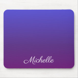 Mousepad Mbre azul e roxa personalizada