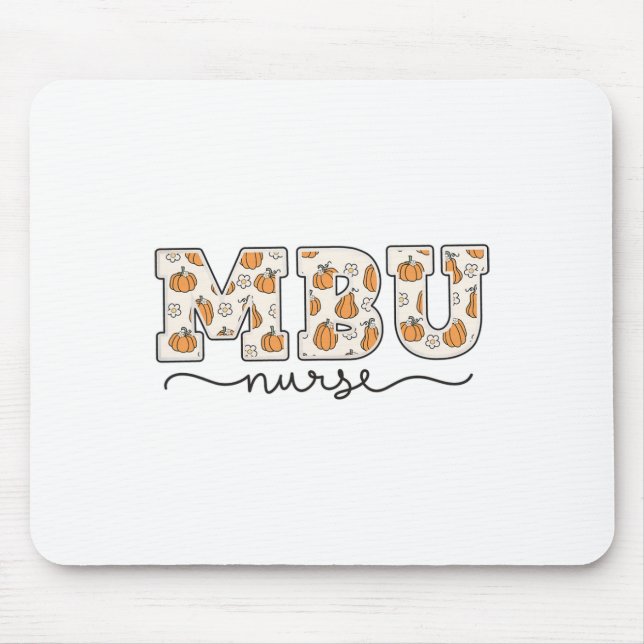 Mousepad Mbu Enfermeira Pumpkin Cai Mãe (Frente)