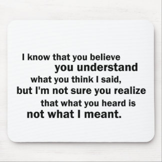 Mousepad McCloskey na compreensão