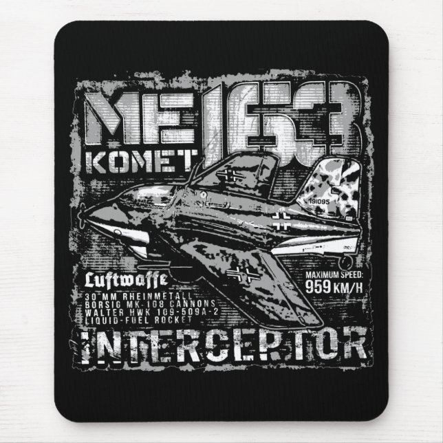 Mousepad Me 163 Komet (Frente)