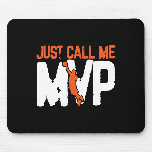 Mousepad Me chame de jogador de basquetebol MVP (Frente)