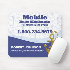 Mousepad Mecânico de Barco Móvel
