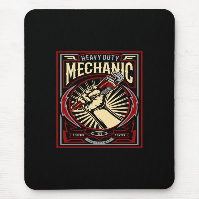 Mousepad mecanismo de trabalho pesado (Frente)