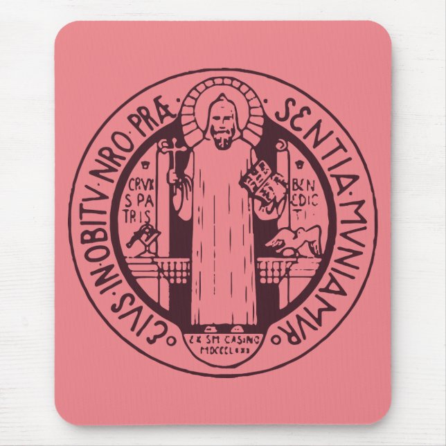 Mousepad Medalha de São Bento (Frente)