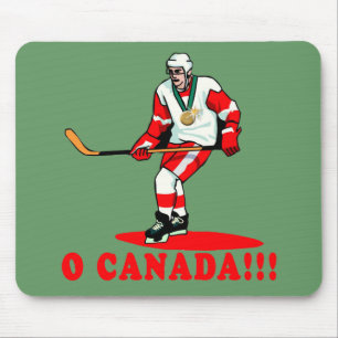Mousepad Medalha Dourado do hóquei de O Canadá