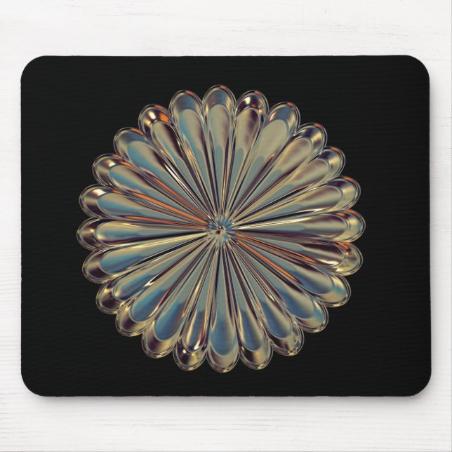 Mousepad Medalhão de flores da descodificação (Frente)