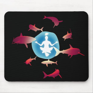 Mousepad Mediação e Design Gráfico de Atitude Zen